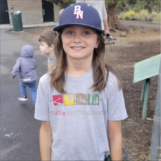 Struble Orthodontics team all holding matching water bottles