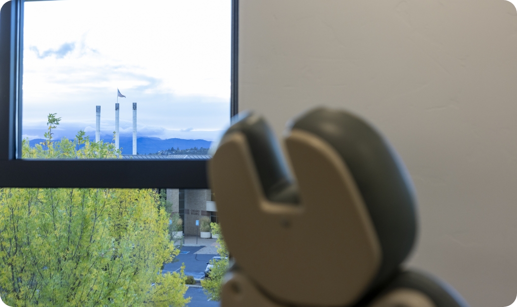 Front desk and reception area