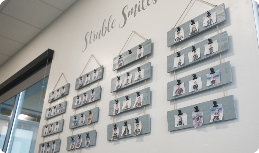 Row of orthodontic treatment stations